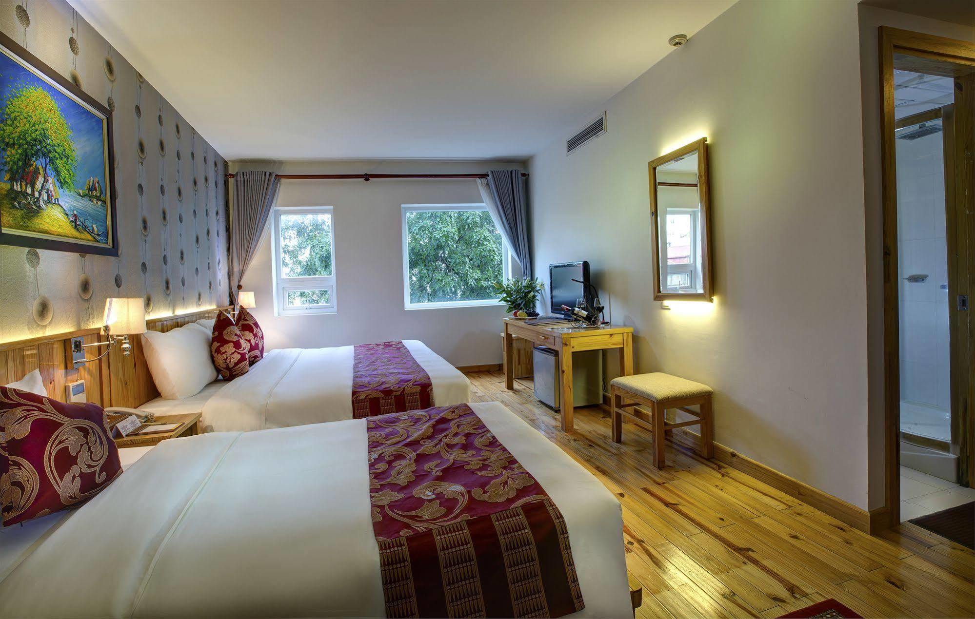 Viet View Hotel & Spa Hanoj Exteriér fotografie